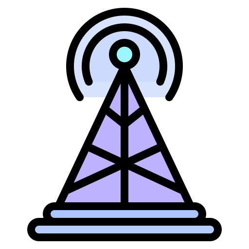 Antenna, broadcast, broadcasting, radio, signal, transmission, wifi icon - Free download