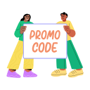 promo, code, banner, advertising, marketing, promotion
