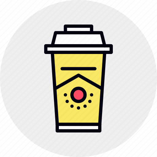Branding, coffee, cup, disposable, mockup, product icon - Download on Iconfinder