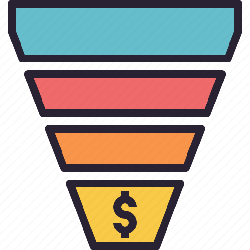 Funnel, sales, buying, leads, digital, marketing, crm icon - Download on Iconfinder