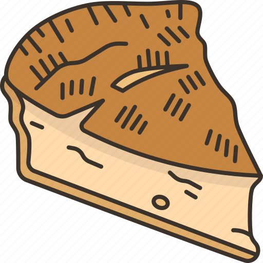 Melktert, tart, pastry, dessert, african icon - Download on Iconfinder