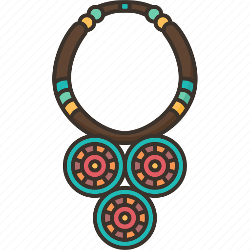 Necklace, decorative, accessories, african, fashion icon - Download on Iconfinder