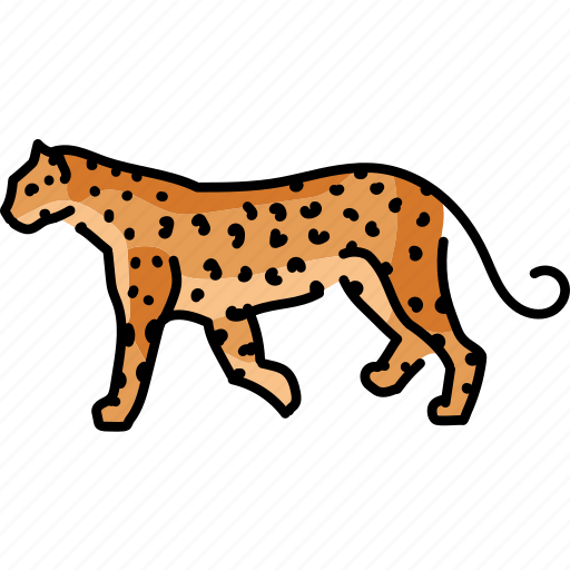 Leopard, cat, predator, animal icon - Download on Iconfinder