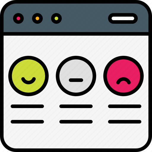 Feedback, agile, review, evaluation, rating, emoji, web icon - Download on Iconfinder