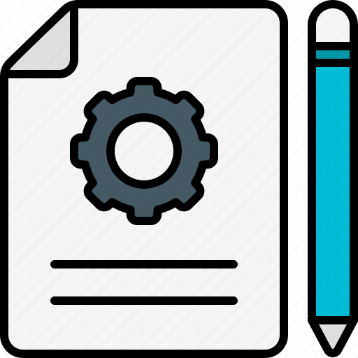 Project, agile, gear, management, work, task, paper icon - Download on Iconfinder
