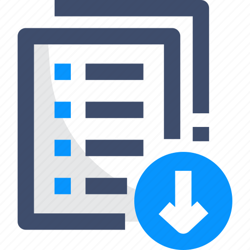 Archive, archived list, download file, move, upload files icon - Download on Iconfinder
