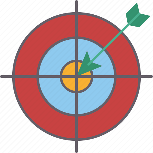 Objective, target, aim, focus, achievement icon - Download on Iconfinder