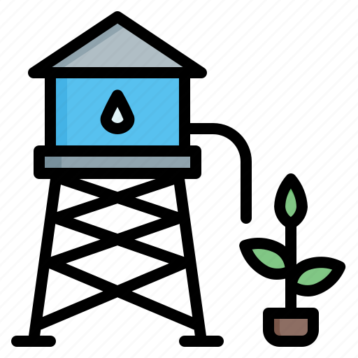 Agriculture, farm, farming, silo, water, gardening, garden icon - Download on Iconfinder