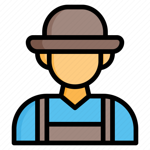 Agriculture, farm, farmer, man, person, gardening icon - Download on Iconfinder