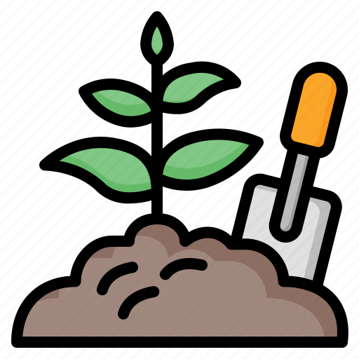 Cultivation, plant, gardening, farming, shovel, agriculture, digging icon - Download on Iconfinder
