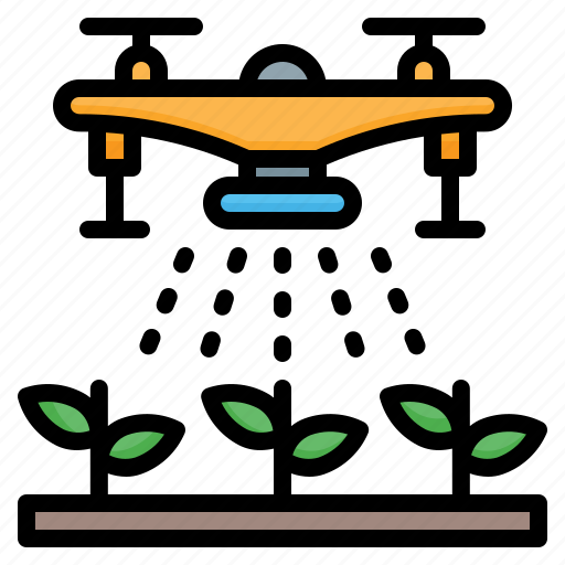 Agriculture, drone, farm, fertilizer, smart, technology, watering icon - Download on Iconfinder