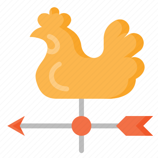 Agriculture, arrow, cock, farming, rooster, vane, weather icon - Download on Iconfinder