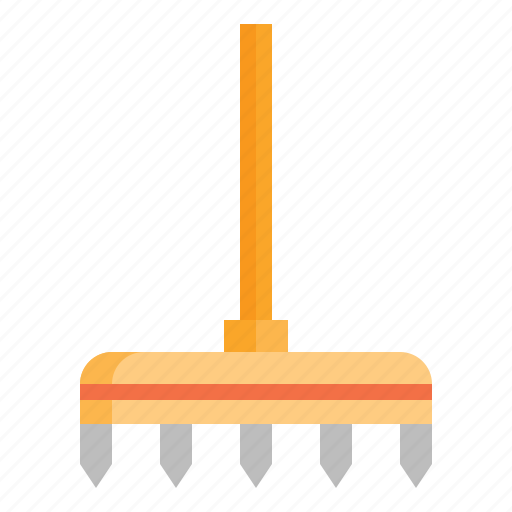 Agriculture, farm, farming, garden, rake, tool, work icon - Download on Iconfinder