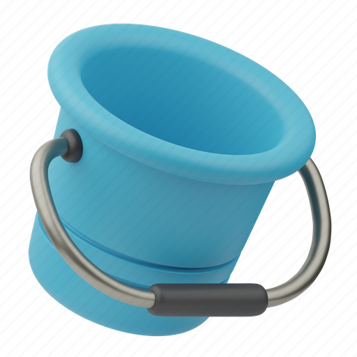Bucket 3D illustration - Download on Iconfinder