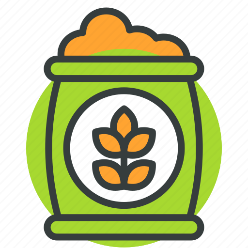 Fertilizer, sack, plant, agriculture, farming icon - Download on Iconfinder