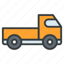 pickup, truck, logistics, construction, van, transportation