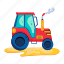 farm tractor, farm vehicle, farm transport, agriculture vehicle, cultivator vehicle 