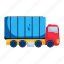 shipping truck, farm truck, trailer truck, delivery vehicle, delivery transport 