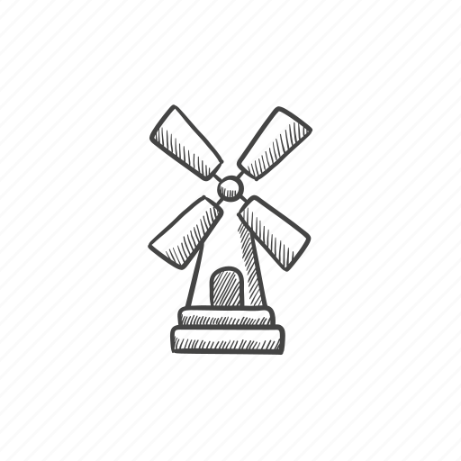 Country, mill, propeller, tower, village, wind, windmill icon - Download on Iconfinder
