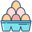 egg, carton