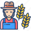 woman, farmer 