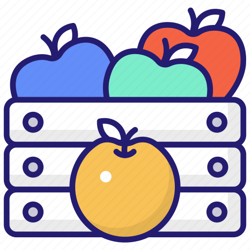 Basket, fresh fruits, fruits basket, natural food, fruits icon - Download on Iconfinder