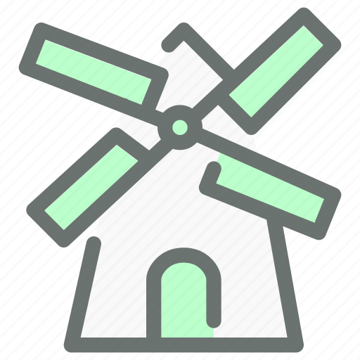 Energy, mill, plant, power, turbine, wind, windmill icon - Download on Iconfinder