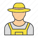 agriculture, farmer, farming, hat, person, village, worker