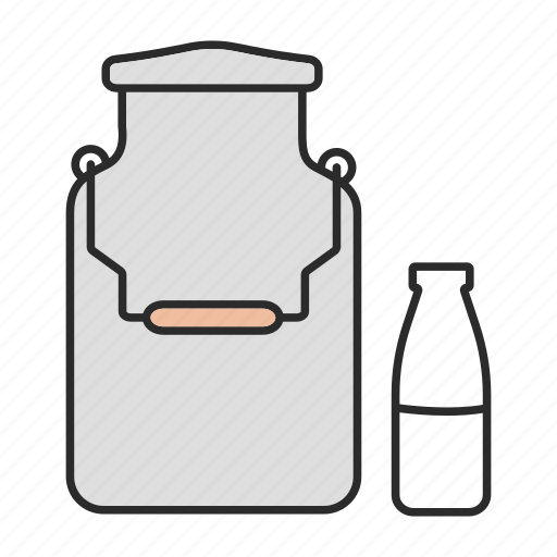 Bottle, can, dairy, drink, farm, milk, product icon - Download on Iconfinder