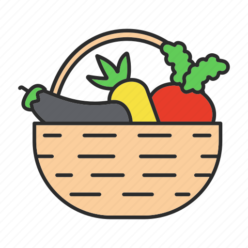 Basket, beet, carrot, farming, food, organic, vegetable icon - Download on Iconfinder