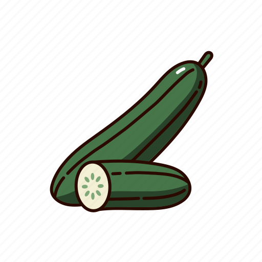 Cucumber, pickle, vegetable, food, cooking, gherkin, cuke icon - Download on Iconfinder