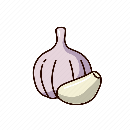 Garlic, food, cooking, kitchen, vegetable, gastronomy icon - Download on Iconfinder