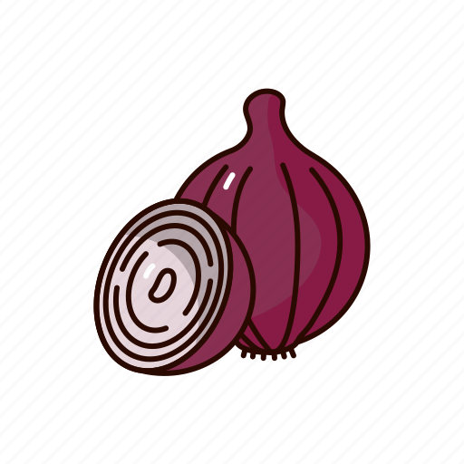 Onion, vegetable, food, cooking, bulb, shallot, kitchen icon - Download on Iconfinder