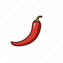 pepper, chili, red, spice, cultivation, food
