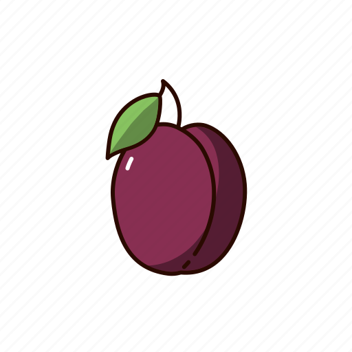 Plum, fruit, fresh, sweet, organic, food, healthy icon - Download on Iconfinder