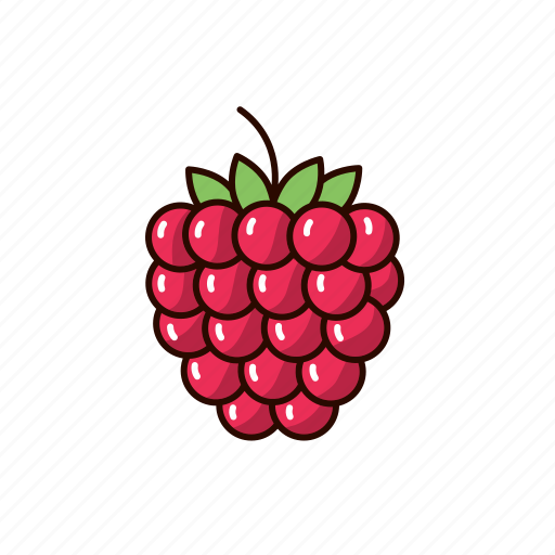 Raspberry, berry, healthy, sweet, food icon - Download on Iconfinder