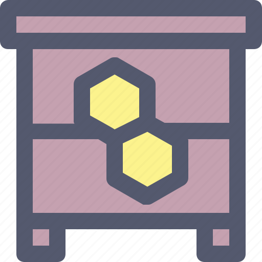 Apiary, apiculture, bee, beekeeping, hive, honey, honeycomb icon - Download on Iconfinder