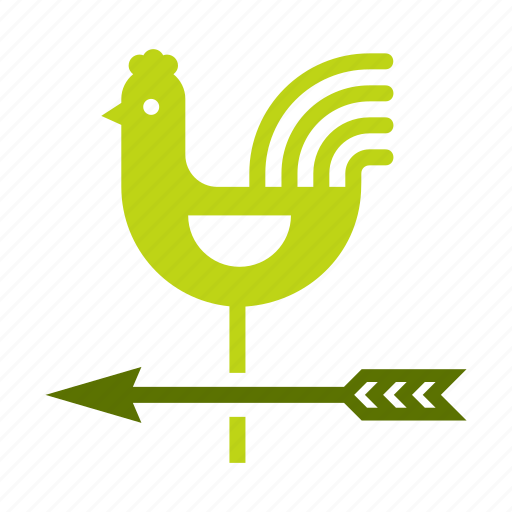 Cock, direction, instrument, rooster, vane, weather, wind icon - Download on Iconfinder
