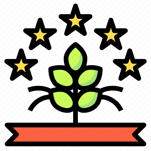 Agriculture, ecology, intelligence, nature, rating, star icon - Download on Iconfinder