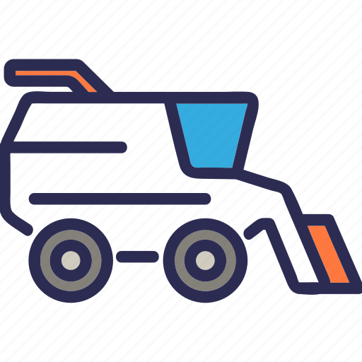Agrimotor, combine, farming, harvest, tractor icon - Download on Iconfinder