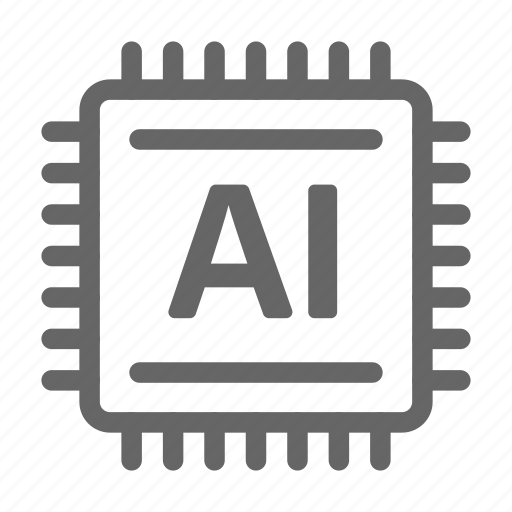 Ai, chip, technology, artificial intelligence, artificial, hardware, processor icon - Download on Iconfinder