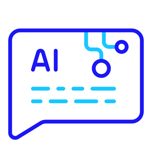 Ai, artificial, technology, neural, text generation, artificial intelligence icon - Download on Iconfinder