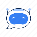 chatbot, chat bot, assistant, speech bubble, chat, robot, communication, machine