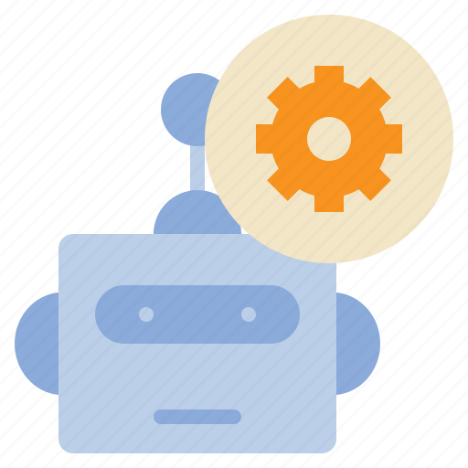 Robot, ai, cog, gear, setting, aiicon icon - Download on Iconfinder