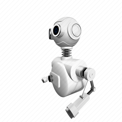 Robot, ai, machine, intelligence, technology, artificial 3D illustration - Download on Iconfinder
