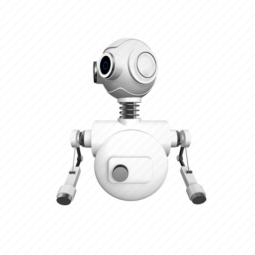 Ai, robot, intelligence, technology, look left, device, artificial 3D illustration - Download on Iconfinder