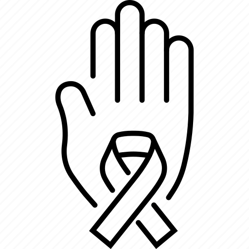 Aids, cancer, hand, stop icon - Download on Iconfinder