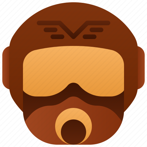 Aircraft, army, force, helmet, jet, military, plane icon - Download on Iconfinder