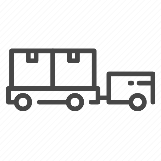 Shipping, truck, air freight, air cargo, vehicle, parcel, box icon - Download on Iconfinder