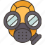 mask, gas, pollution, toxic, protection 